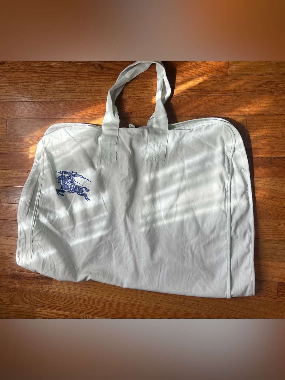 NEW Burberry Prorsum Garment Bag Clothing Cover Mint Green Household original